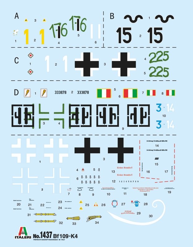 Italeri 2805 Bf 109 K-4 1/48 – Bild 10