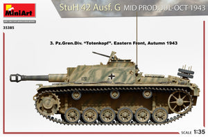 MiniArt 35385 StuH 42 Ausf. G MID PROD. JUL-OCT 1943 1/35 – zdjęcie 7