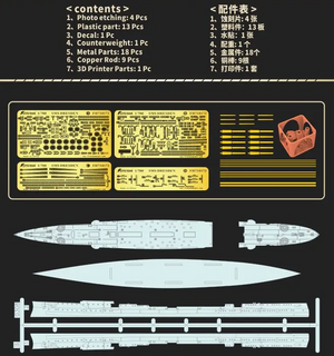 FlyHawk Model FH1307S SMS Dresden - Deluxe Edition 1/700 – imagen 3