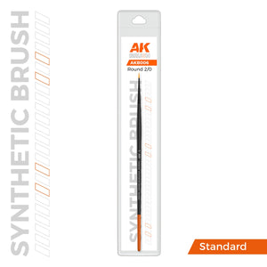 AK Interactive AKB006 AK SYNTHETIC BRUSH – ROUND 2/0 – image 2