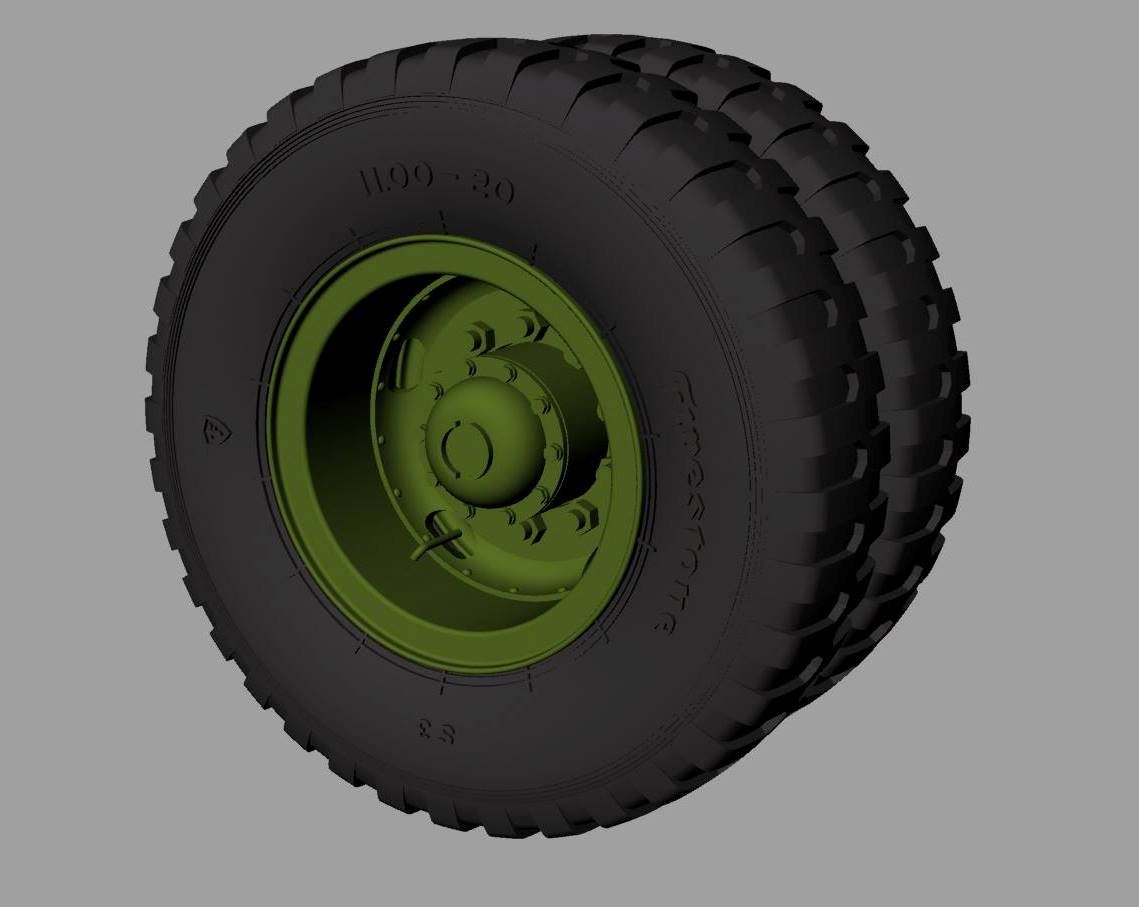 Panzer Art RE35-566 M54 road wheels (Firestone combat pattern) 1/35