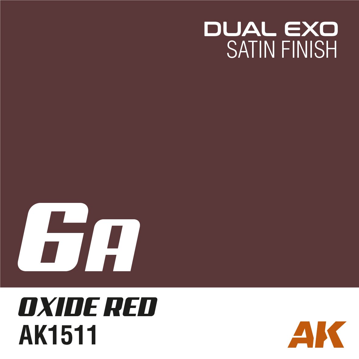 AK Interactive AK1511 DUAL EXO 6A – OXIDE RED 60ML – imagen 2