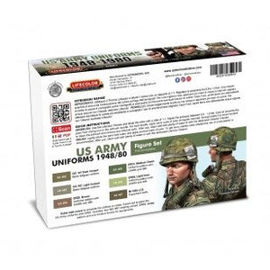 Lifecolor CS61 Acrylic paint set American Uniforms 6x22ml – zdjęcie 2