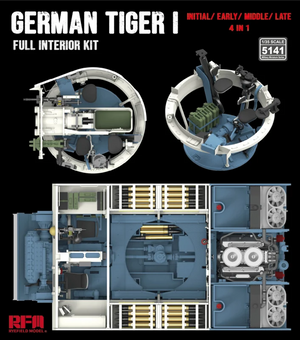Rye Field Model 5141 Tiger I Full interior kit: Initial/ Early/ Mid/ Late 1/35 – imagen 2