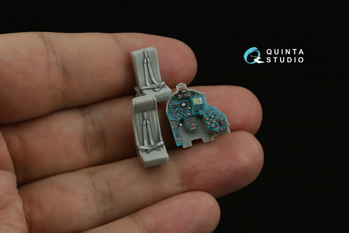 Quinta Studio QD+72184 Mi-24V 3D-Printed &amp;amp; coloured Interior on decal paper (Hobby Boss/ARK Models) (with 3D-printed resin parts) 1/72 – immagine 10