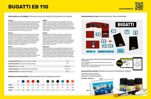 Heller 56738 STARTER KIT BUGATTI EB 110 1/24 – image 4