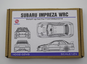 Hobby Design HD02-0249 Photoetch Detail-Up Set for Subaru Impreza WRC 98 Tamiya 1/24 – immagine 2