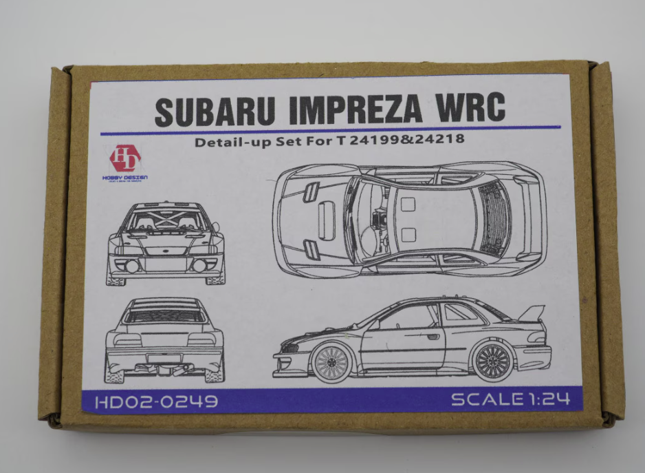Hobby Design HD02-0249 Photoetch Detail-Up Set for Subaru Impreza WRC 98 Tamiya 1/24 – immagine 2