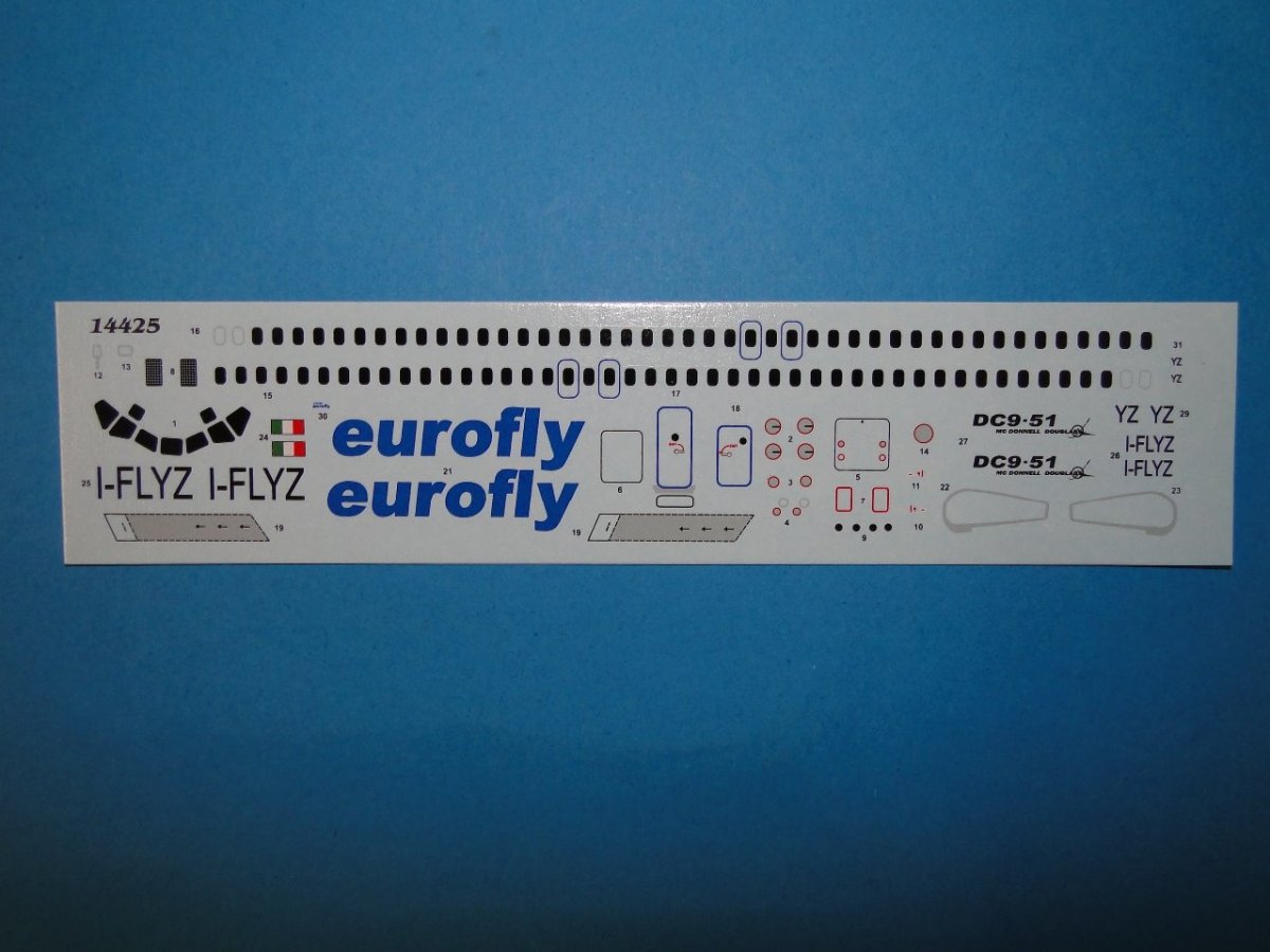 Fly 14425 DC 9-51 eurofly 1/144 – Bild 6