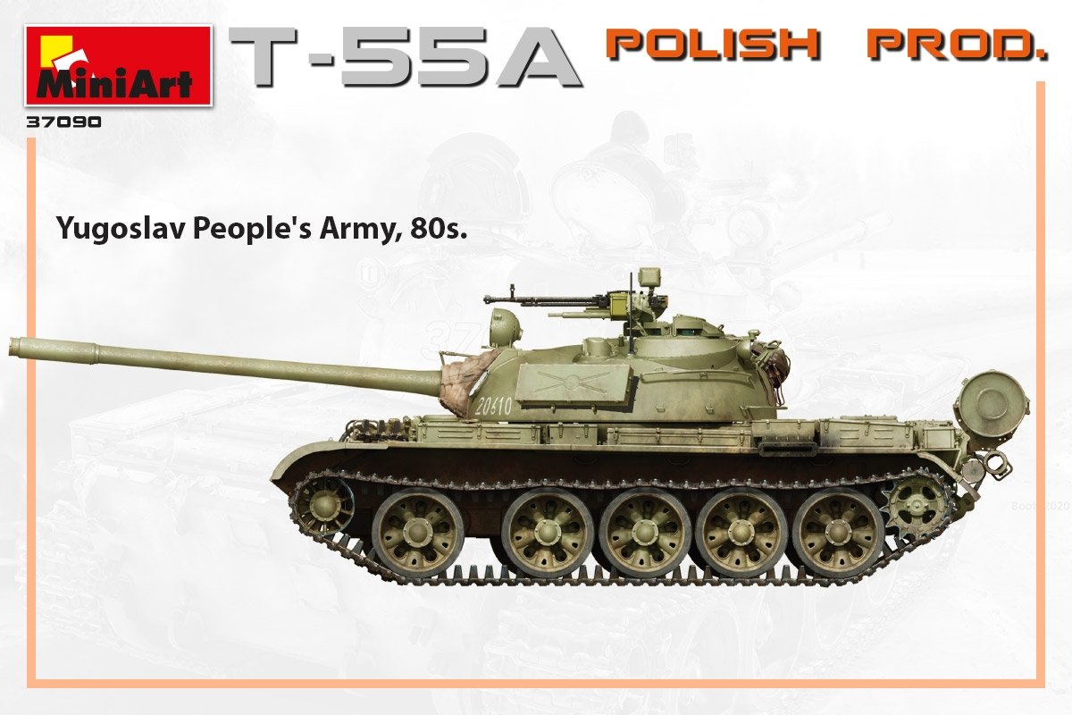 MiniArt 37090 T-55A POLISH PRODUCTION 1/35 – immagine 6