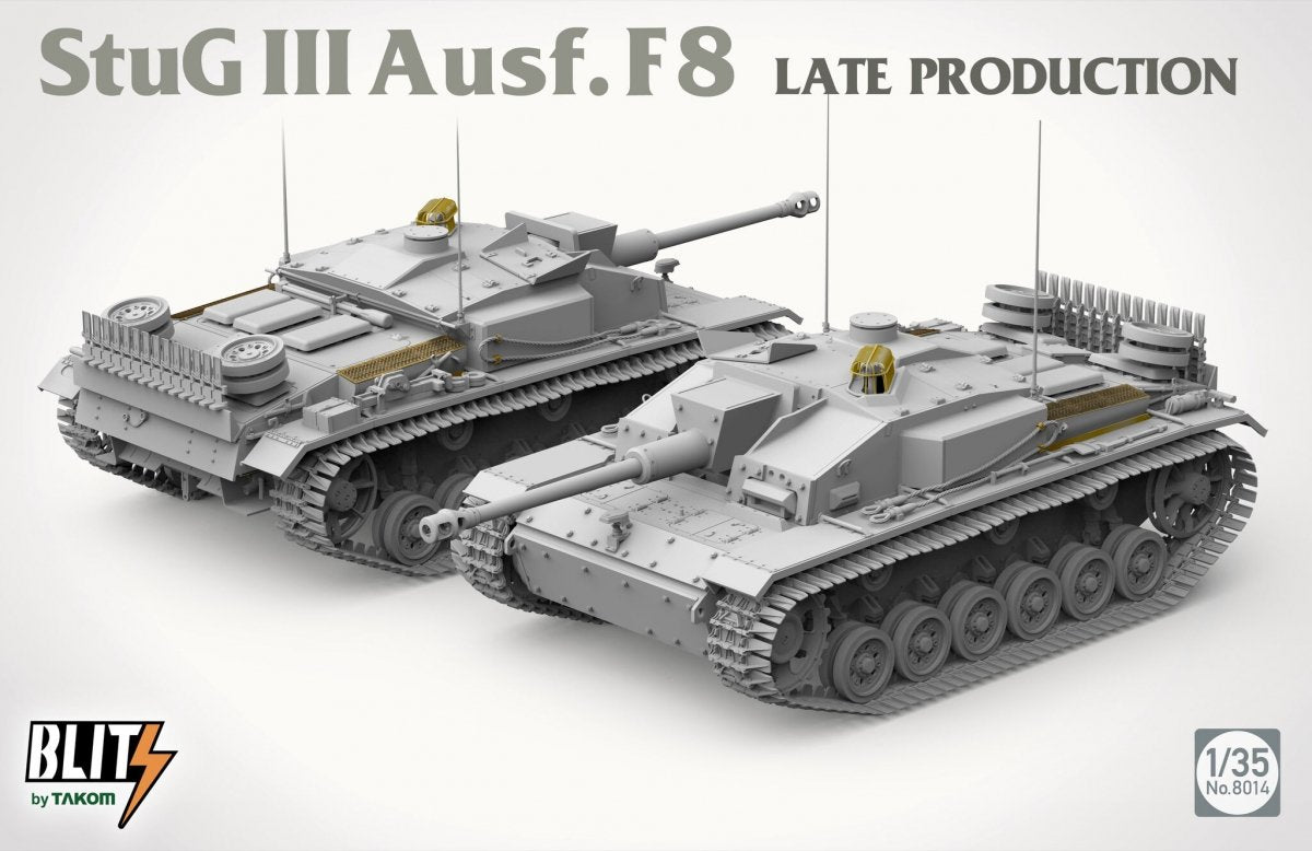 Takom 8014 Stug III Ausf.F8 Late Production 1/35 – imagen 2