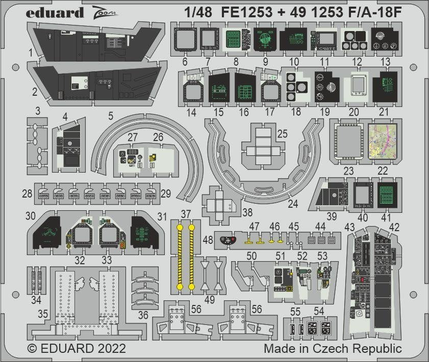 Eduard BIG49324 F/A-18F MENG 1/48 – immagine 3