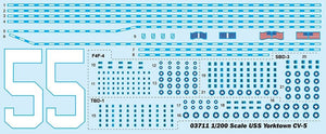 Trumpeter 03711 USS Yorktown CV-5 1/200 – immagine 3