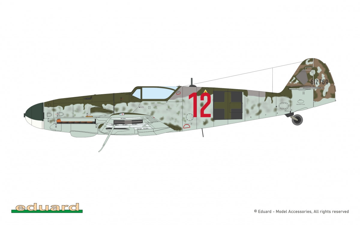Eduard 70164 Bf 109G-10 WNF/ Diana ProfiPACK Edition 1/72 – immagine 12