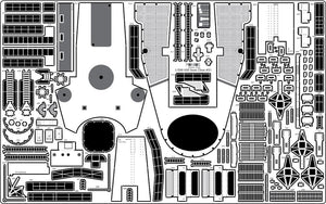 Pontos 23005F1 USS BB-61 Iowa 1944 Detail Up Set (20B Deck Blue stained wooden deck) 1/200 – immagine 19