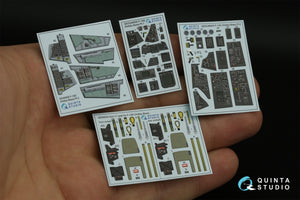 Quinta Studio QD48405 F-14D 3D-Printed &amp;amp; coloured Interior on decal paper (Hobby Boss) 1/48 – Bild 3
