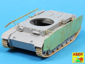 Aber 72A09 Osłony boczne do PzKpfw III / Side skirts for PzKpfw III 1/72 – immagine 4