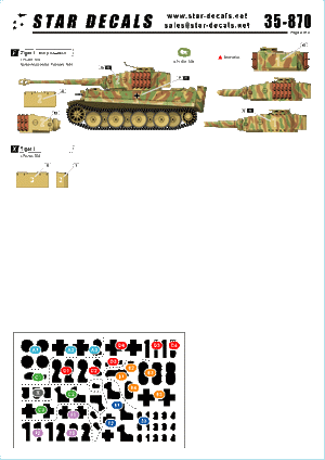 Star Decals 35-870 Chars allemands en Italie 1 1/35 – image 2
