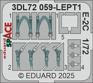 Eduard 3DL72059 E-2C SPACE HELLER 1/72 – zdjęcie 4
