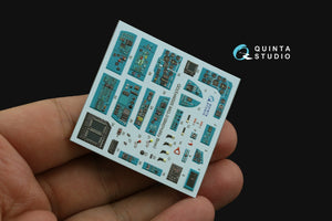 Quinta Studio QDS-48505 MiG-31BM 3D-Printed &amp;amp; coloured Interior on decal paper (Hobby Boss) (Small version) 1/48 – Bild 4
