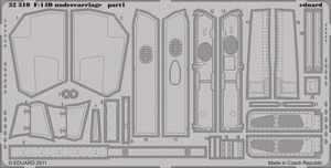 Eduard 32310 F-14D undercarriage 1/32 TRUMPETER – imagen 2