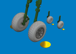 Eduard 6481057 P-40E wheels diamond tread Eduard 1/48 – image 2