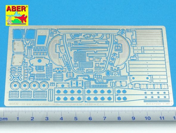 Aber 35A090 Additional set with parts for engine and suspension to german Steyr Type 1500 A/01 1/35 – immagine 2