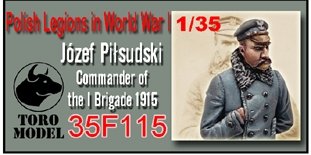 ToRo Model 35F115 Legiony Polskie - Józef Piłsudski - Komendant I Brygady Legionów 1915 / Polish Legions in World war I - Józef Piłsudski - Commander of the I Brigade 1915 1/35 – immagine 2