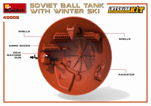 MiniArt 40008 SOVIET BALL TANK w/ WINTER SKI. INTERIOR KIT 1/35 – zdjęcie 19