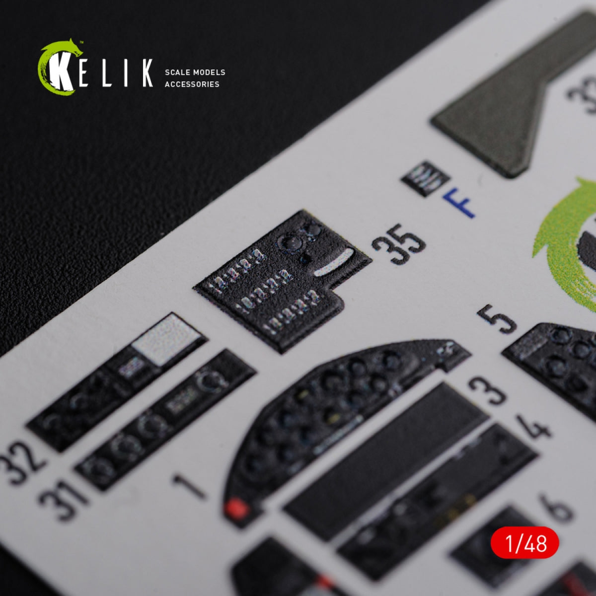 KELIK K48087 TBF-1C interior 3D decals for Academy kit 1/48 – imagen 5