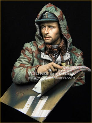 Young Miniatures YM1886 Kampfgruppe Officer Russia 1943 &amp;#39;Ostwind&amp;#39; 1/10 – imagen 2