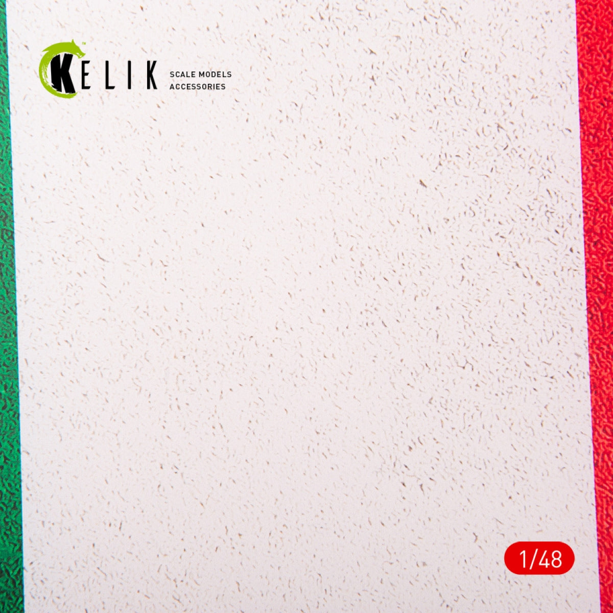 KELIK KS48031 Italy Flag - Acrylic 3 mm (410 x 270 mm) (410 g) 1/48 – immagine 2
