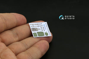 Quinta Studio QD72060 Su-35S 3D-Printed &amp;amp; coloured Interior on decal paper (GWH) 1/72 – imagen 4