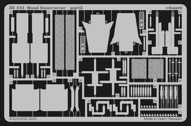 Eduard 35444 Quad Guntractor 1/35 Tamiya – immagine 2