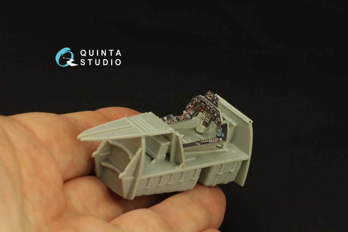 Intérieur imprimé en 3D et coloré sur papier décalcomanie Quinta Studio QD48376 Ta 152H (Zoukei Mura) 1/48 – image 9
