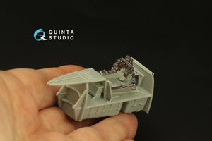 Intérieur imprimé en 3D et coloré sur papier décalcomanie Quinta Studio QD48376 Ta 152H (Zoukei Mura) 1/48 – image 9