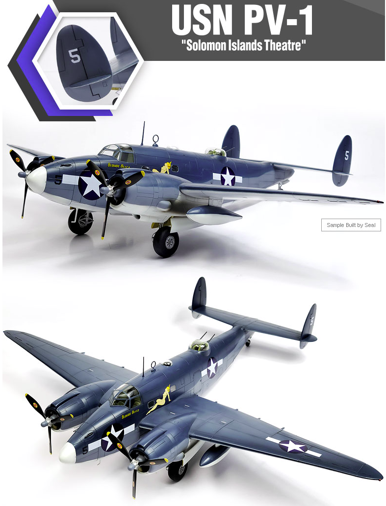 Academy 12347 USN PV-1 &amp;quot;Solomon Islands Theatre&amp;quot; 1/48 – immagine 5