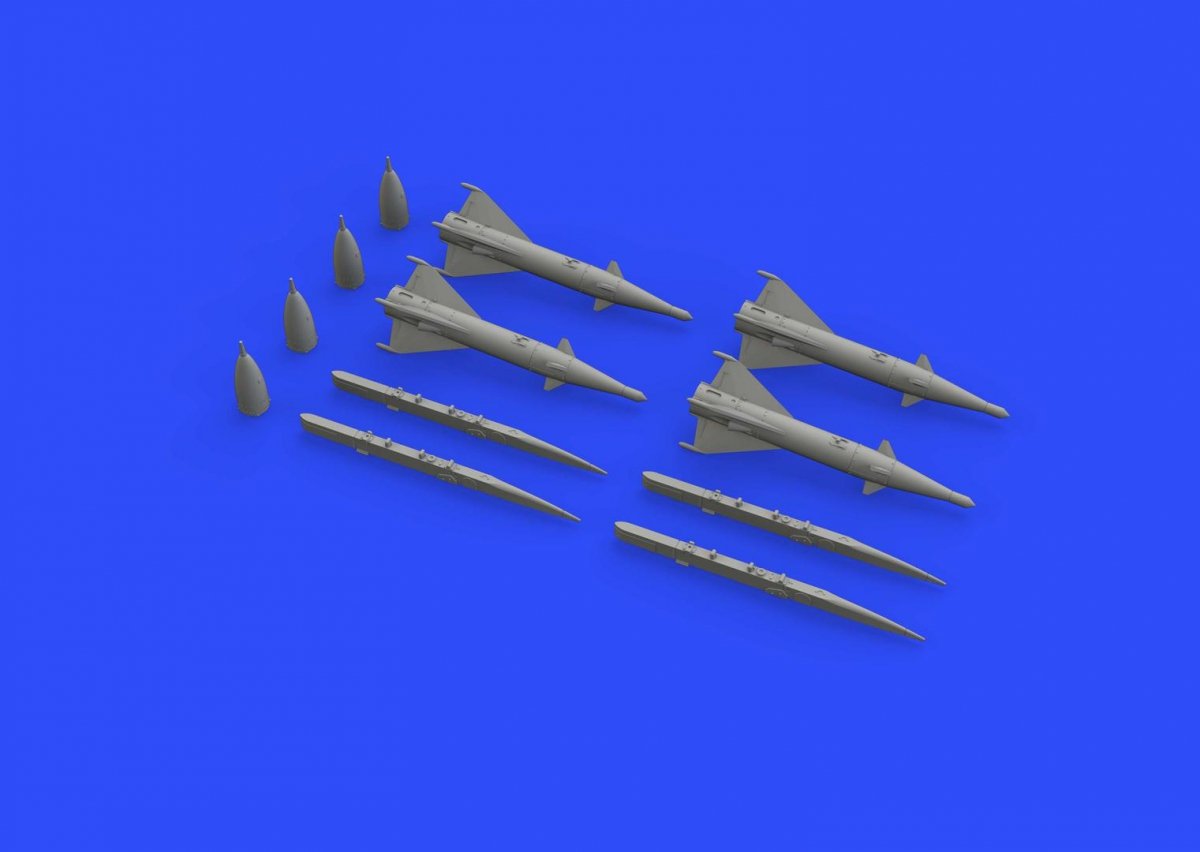 Eduard 672191 RS-2US missiles for MiG-21 EDUARD 1/72 – immagine 3