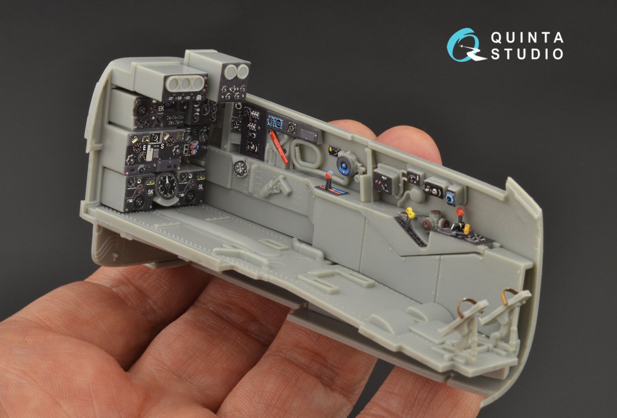 Quinta Studio QD32103 He 219 3D-Printed &amp;amp; coloured Interior on decal paper ( ZM SWS ) 1/32 – immagine 5