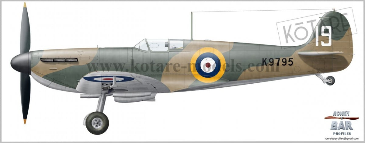 Kotare K32004 Spitfire Mk.Ia Early 1/32 – immagine 2