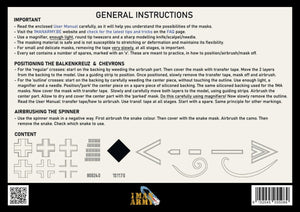 1 Man Army 48GEN523 Focke Wulf 190 A-Series Balkenkreuz Tail Markings 1/48 – imagen 2