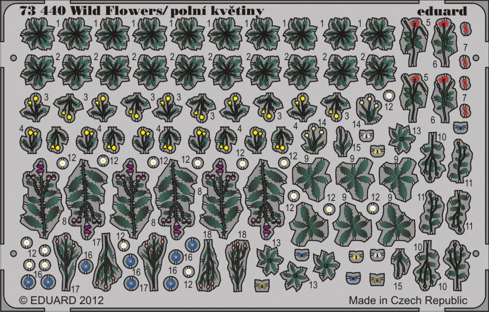 Eduard 73440 Wild Flowers, Butterfly 1/72