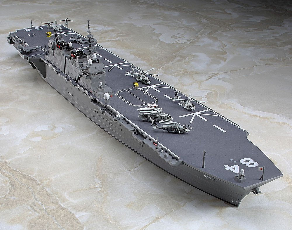 Hasegawa WL032 JMSDF DDH Kaga Helicopter Destroyer 1/700 – imagen 3