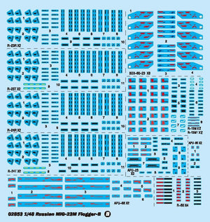 Trumpeter 02853 Russian MiG-23M Flogger-B 1/48 – imagen 6