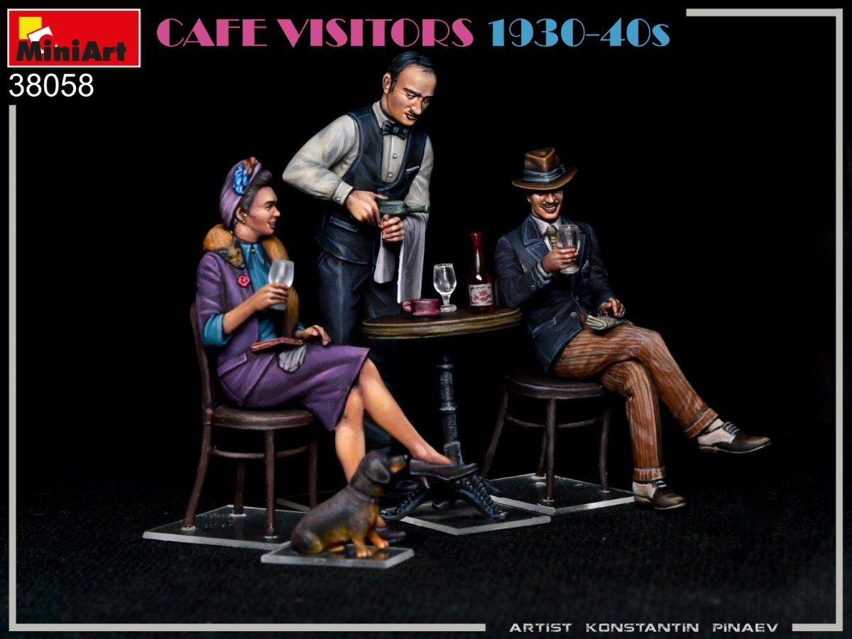 MiniArt 38058 CAFE VISITORS 1930-40S 1/35 – imagen 6