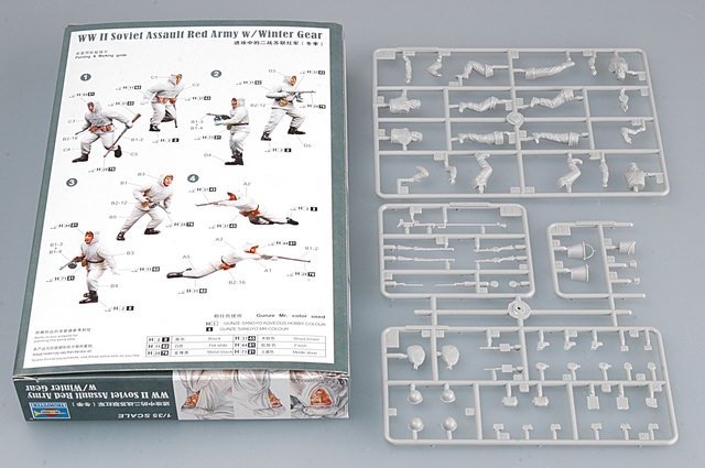 Trumpeter 00414 WW II Soviet Red Army 1/35 – zdjęcie 4