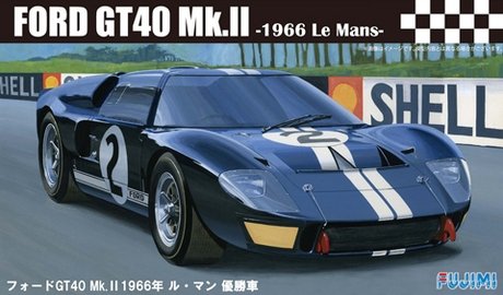 Fujimi 126036 Ford GT40 Mk-II &amp;#39;66 Vainqueur des 24 Heures du Mans 1/24