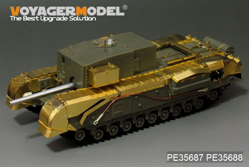 Voyager Model PE35688 WWII British Churchill 3inch gun 20 CWT Gun Fenders For AF35253 1/35 – imagen 2
