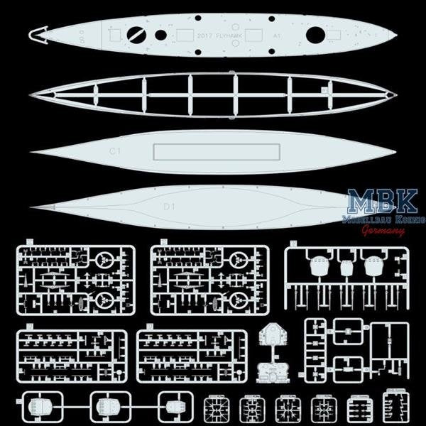 FlyHawk Model FH1153 HMS Prince of Wales May 1941 1/700 – imagen 2