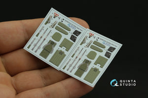 Quinta Studio QD48018 Su-34 3D-Printed coloured Interior on decal paper (KittyHawk) 1/48 – Bild 6